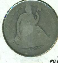 1858-O SEATED HALF DOLLAR