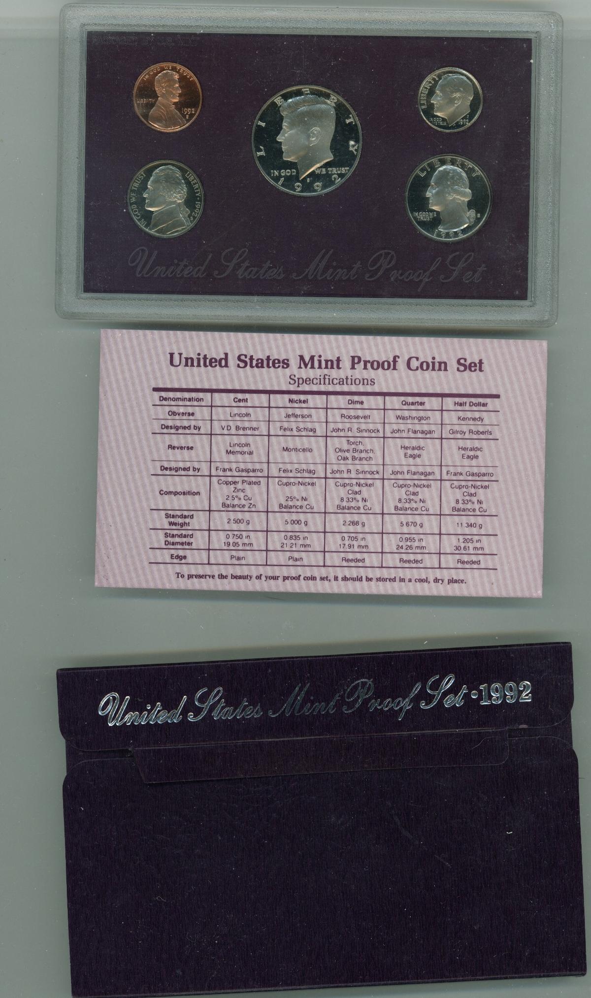 1992-S PROOF SET