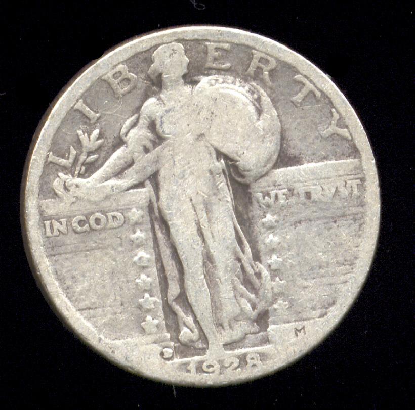 1928-D ... Bold Clear Date ... Standing Liberty Quarter