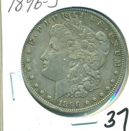1896-S MORGAN SILVER DOLLAR