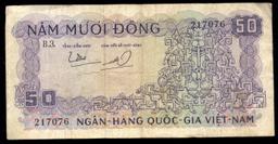 Viet-Nam ... 50 Dong ... Old Banknote
