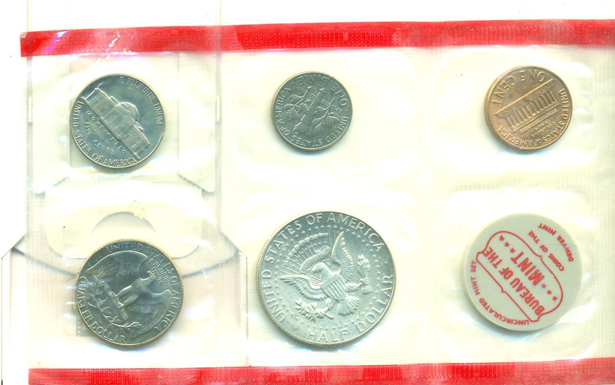 1969 DENVER MINT UNC SET