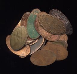 20 Elongated / Smashed Pennies
