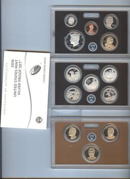 2016-S PRESIDENTIAL 3 COIN PROOF SET