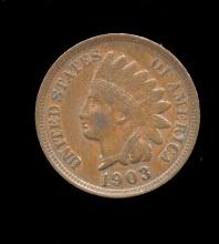 1903 ... AU ... Indian Head Penny
