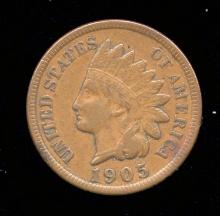 1905 ... VF  Very Fine ... Indian Head Penny