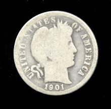 1901-O ... Barber Dime