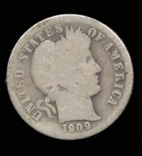 1909-O ... Barber Dime