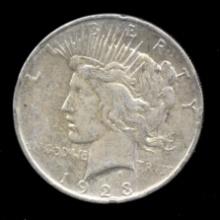 1923-D ... Better Grade ... Peace Dollar