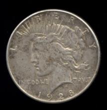 1928-S ... Better Grade ... Peace Dollar