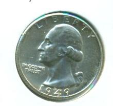 1949 WASHINGTON QUARTER