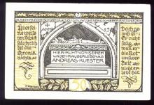 1921 Notgeld ... CU ... Old German Money