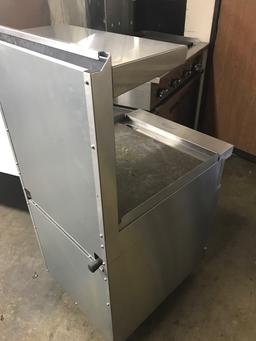 COOKRITE 24" GRIDDLE W/ OVEN BELOW