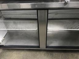 TRUE 60" 2 DOOR WORKTOP FREEZER