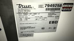 TRUE 2 DRAWER SANDWICH PREP TABLE REFRIGERATOR