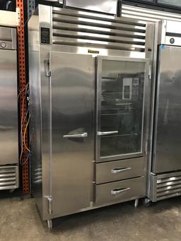 TRUE REFRIGERATOR/ FREEZER AND 2 DRAWERS