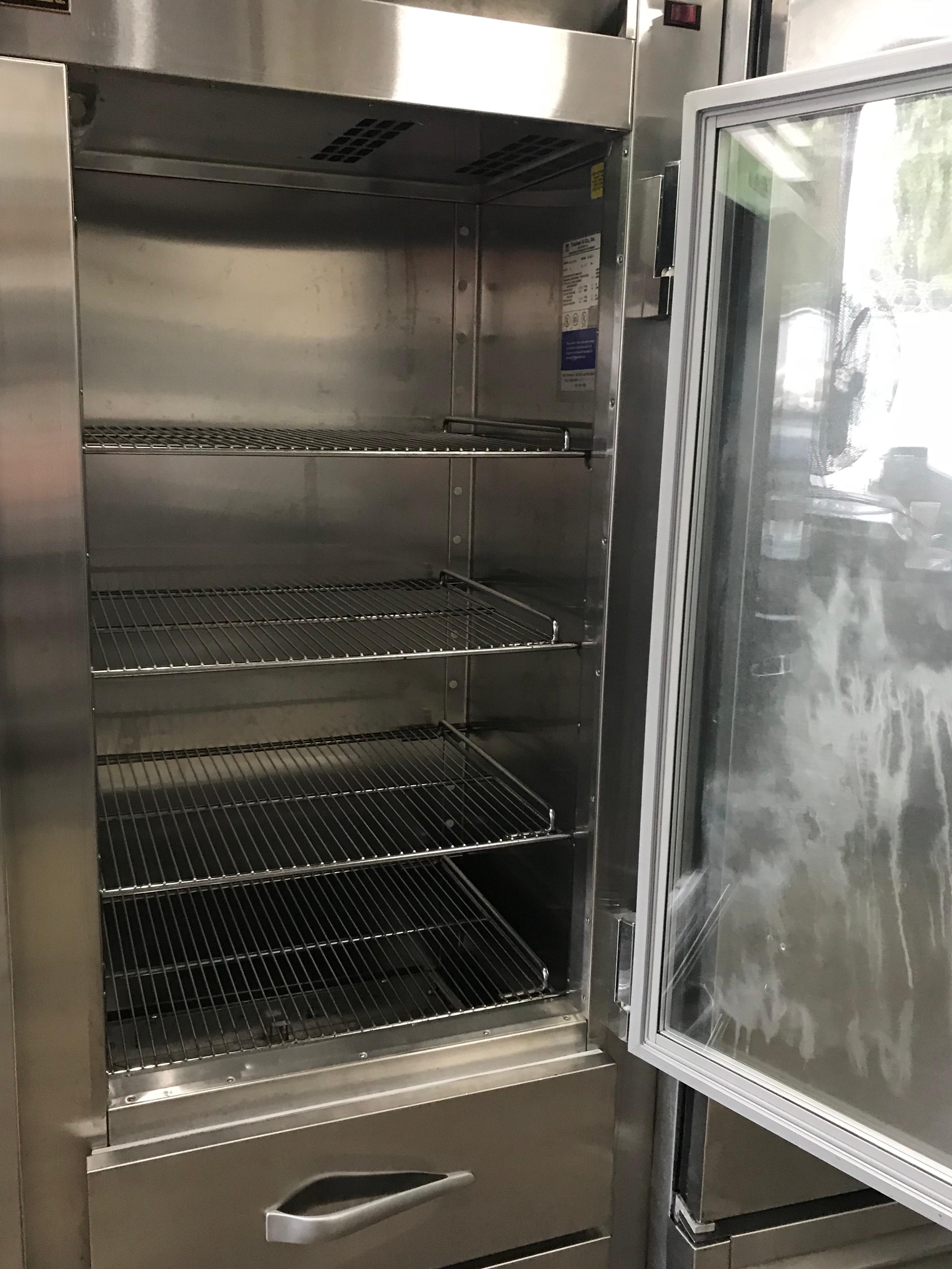TRUE REFRIGERATOR/ FREEZER AND 2 DRAWERS