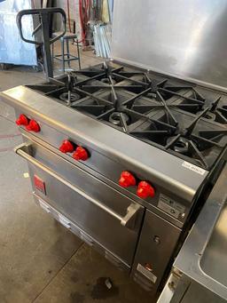 Wolf 6 Burner Range w/Oven Below