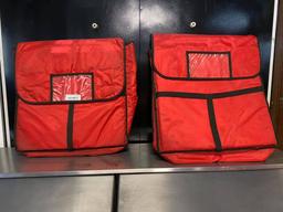 Red 22” Insulated Pizza Carrier