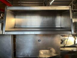 Vulcan 4 Burner Gas Range w/Oven below & ALL S.S Closed Overshelf