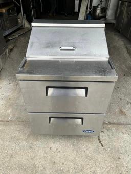 Atosa 27” 2 Drawer Sandwich Prep Table
