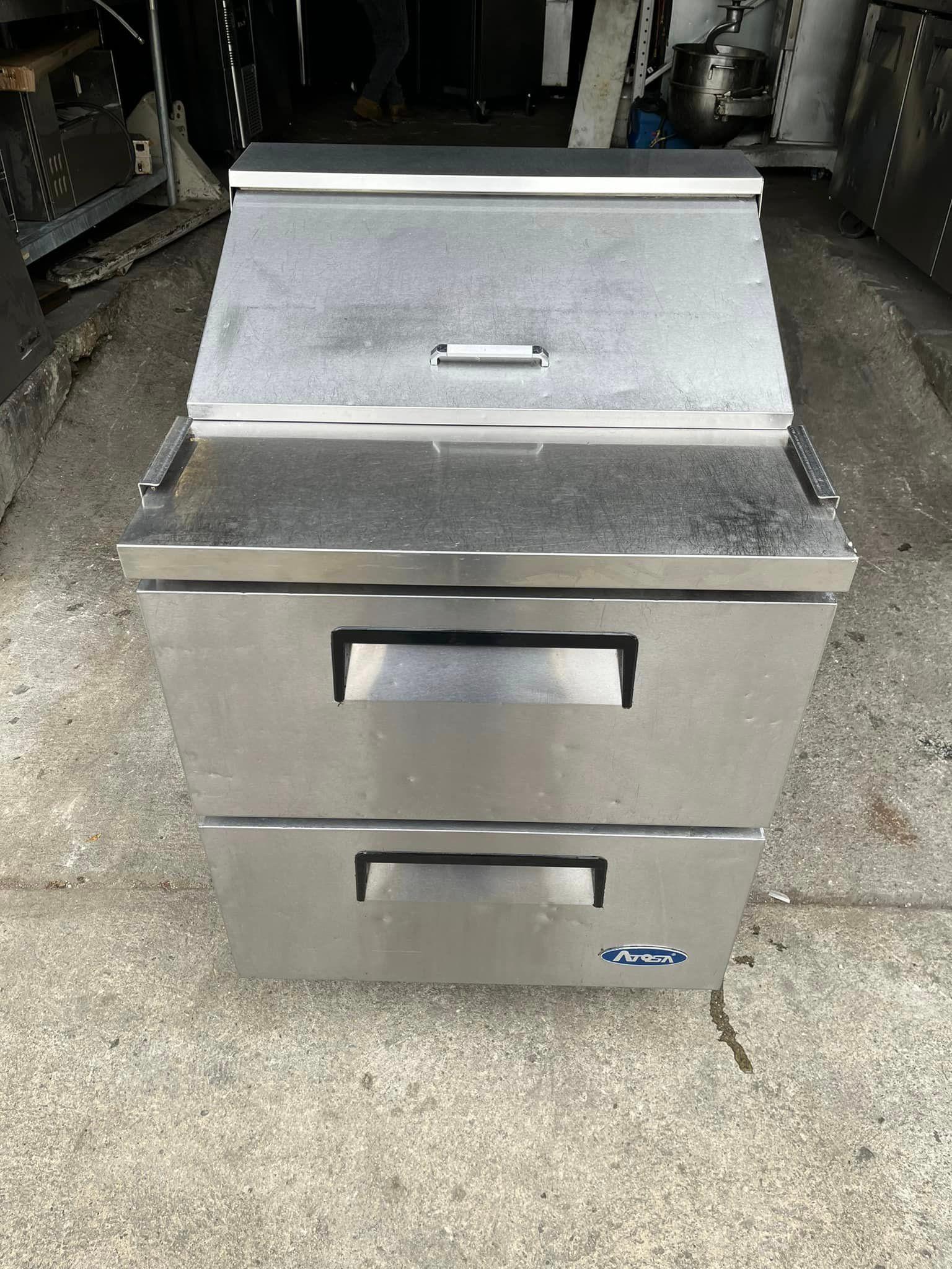 Atosa 27” 2 Drawer Sandwich Prep Table