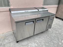 Atosa 67" 2 Door Pizza Prep Table