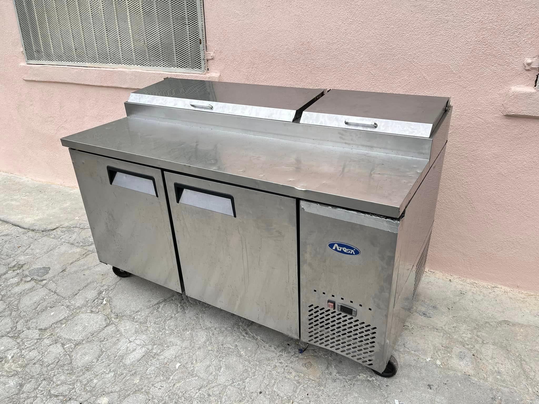 Atosa 67" 2 Door Pizza Prep Table