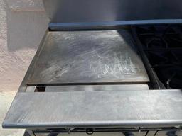 TRI STAR 48" 4 BURNER / 24" GRIDDLE W/2 OVEN