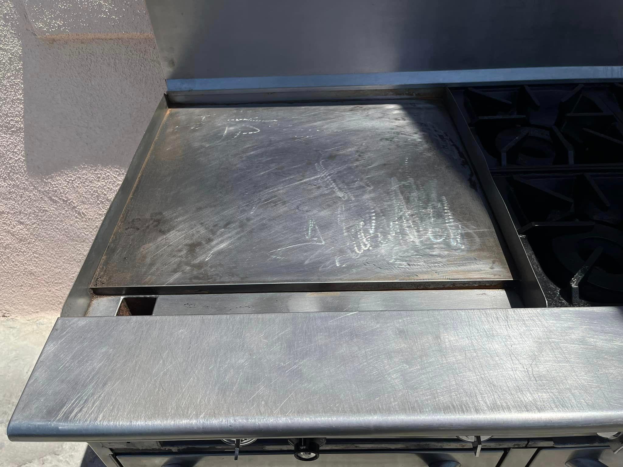 TRI STAR 48" 4 BURNER / 24" GRIDDLE W/2 OVEN
