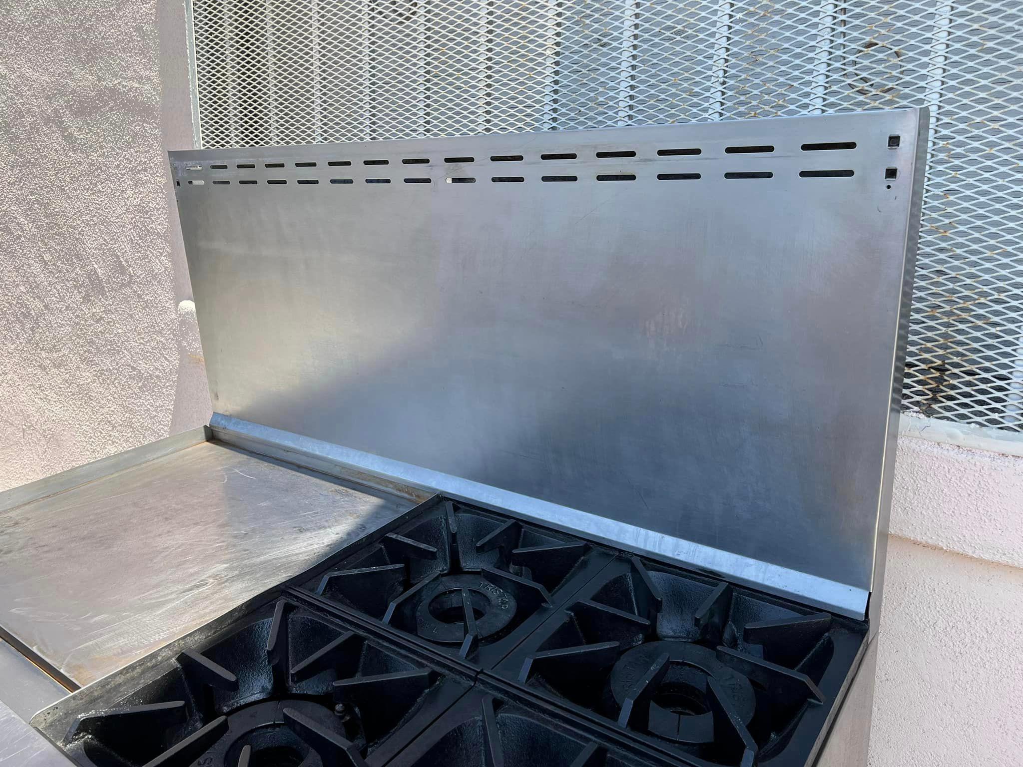 TRI STAR 48" 4 BURNER / 24" GRIDDLE W/2 OVEN