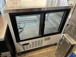 Saba Air 48" Curved Glass Refrigerated Display Case