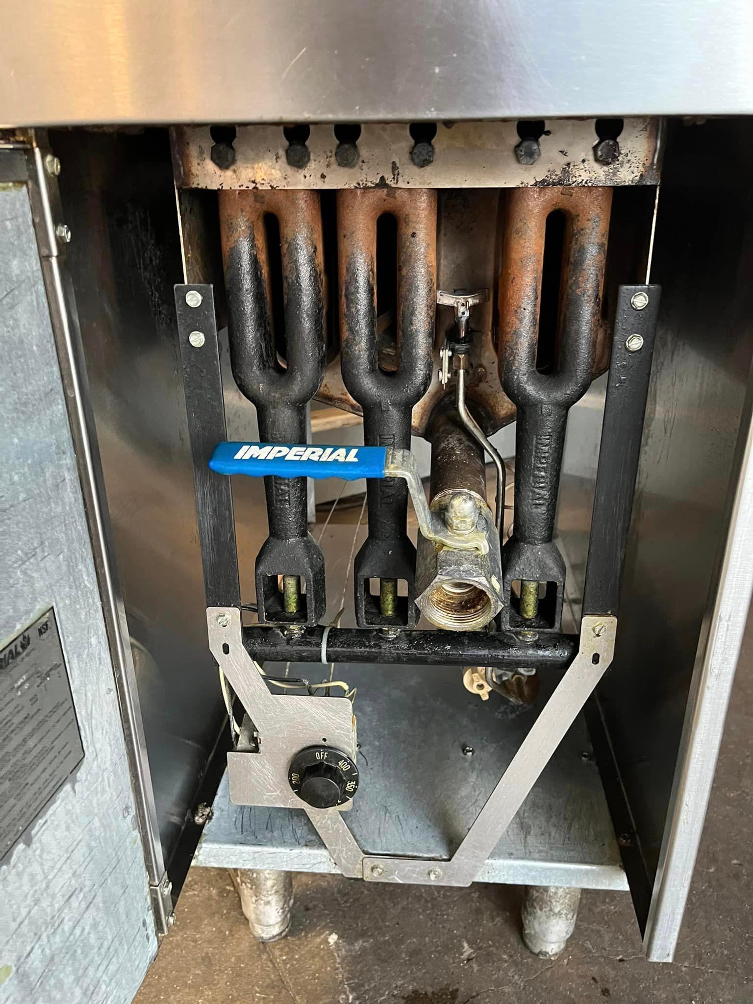 Imperial 35-45LB Gas Deep Fryer, NO BASKETS