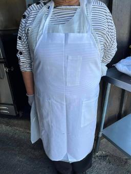 Lot of White Cook Aprons