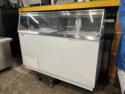 Global 67” Ice Cream Dipping Cabinet