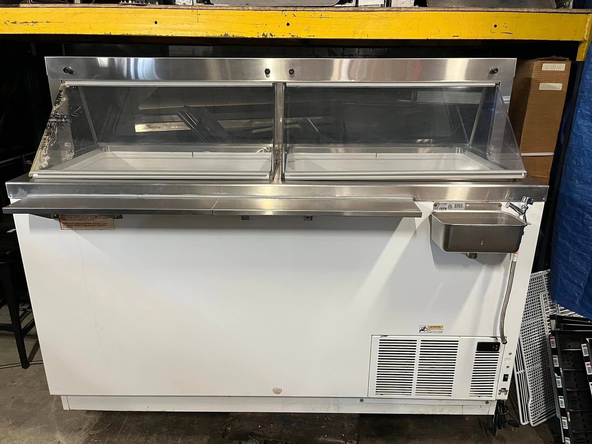Global 67” Ice Cream Dipping Cabinet