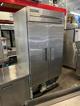 True 2 Door Refrigerator w/Digital Thermostat
