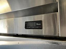 True 2 Door Refrigerator w/Digital Thermostat