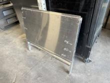 BRAND N/A, MODEL N/A - Stainless Steel Range/Stove Back Only 35 1/2 x 31”