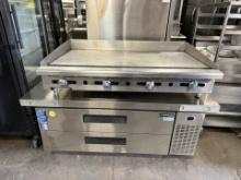 NEW DING & DENT - Dukers 60" 2 Drawer Refrigerated Chef Base