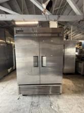 True 2 Door Reach in Refrigerator