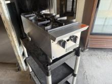 Dukers 2 Burner Countertop Gas Range