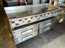 Vulcan 972RX 72" Gas Griddle w/ Thermostatic Controls - 1" Steel Plate, Natural Gas