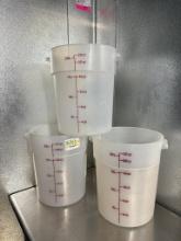 Cambro  22QT Storage Containers
