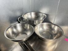 19” Stainless Steel Mixing Bowls