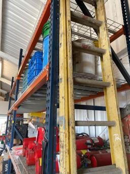 Lot of (3) Ladders - Fold Out Scaffold Board - 6' A-Frame Ladder