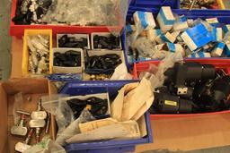 Lot of misc valves, valve actuators, valve handles
