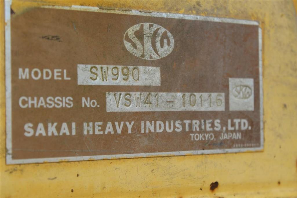 SAKAI SW990 DOUBLE DRUM ROLLER