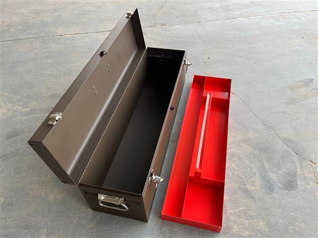 PROTO 32IN BROWN TOTE WITH RED TRAY