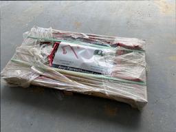 PALLET OF RATCHET BINDERS AND CHAINS